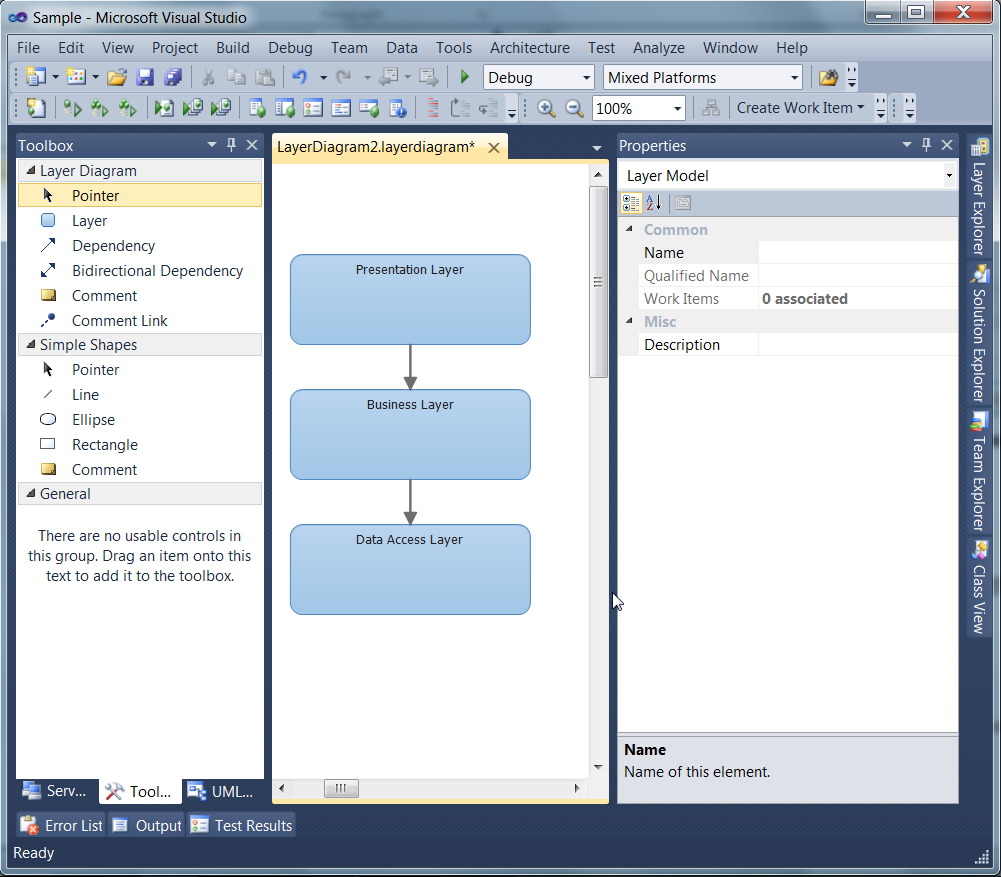 Mo Freeman Visual Studio 2010 Layer diagrams