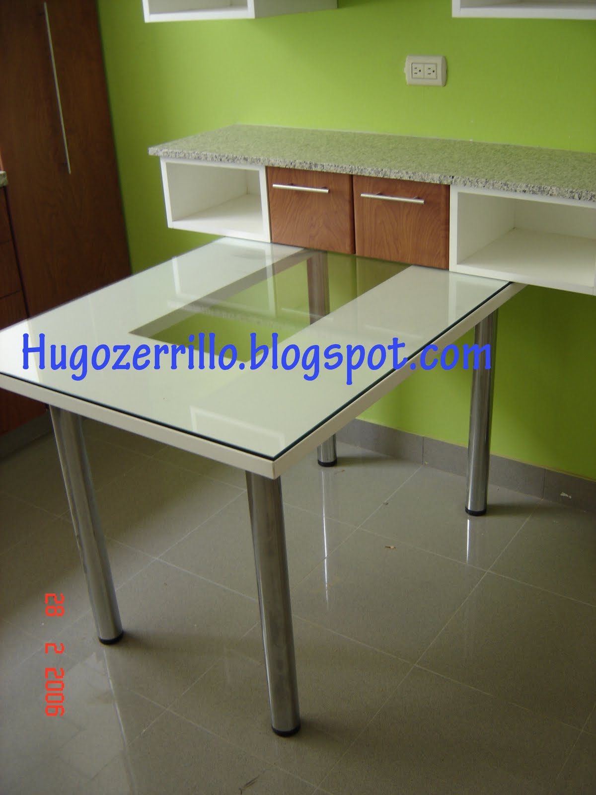 Muebles de melamine": galeria cocinas Diseño muebles cocina con repisa