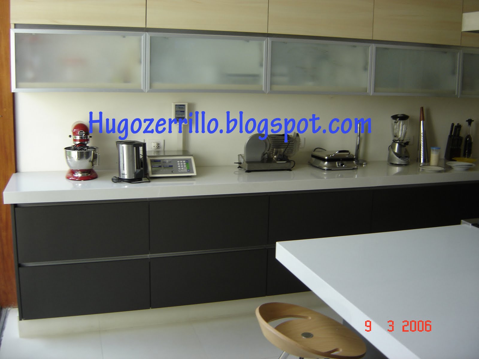 Muebles de melamine": galeria cocinas Diseño muebles cocina con repisa