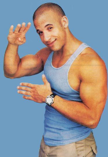 pictures of vin diesel with hair. vin diesel twin brother pics
