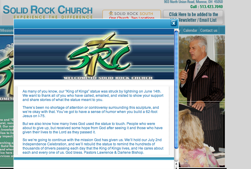 JESUS NEEDS MONEY Big Butter Jesus To Be Rebuilt