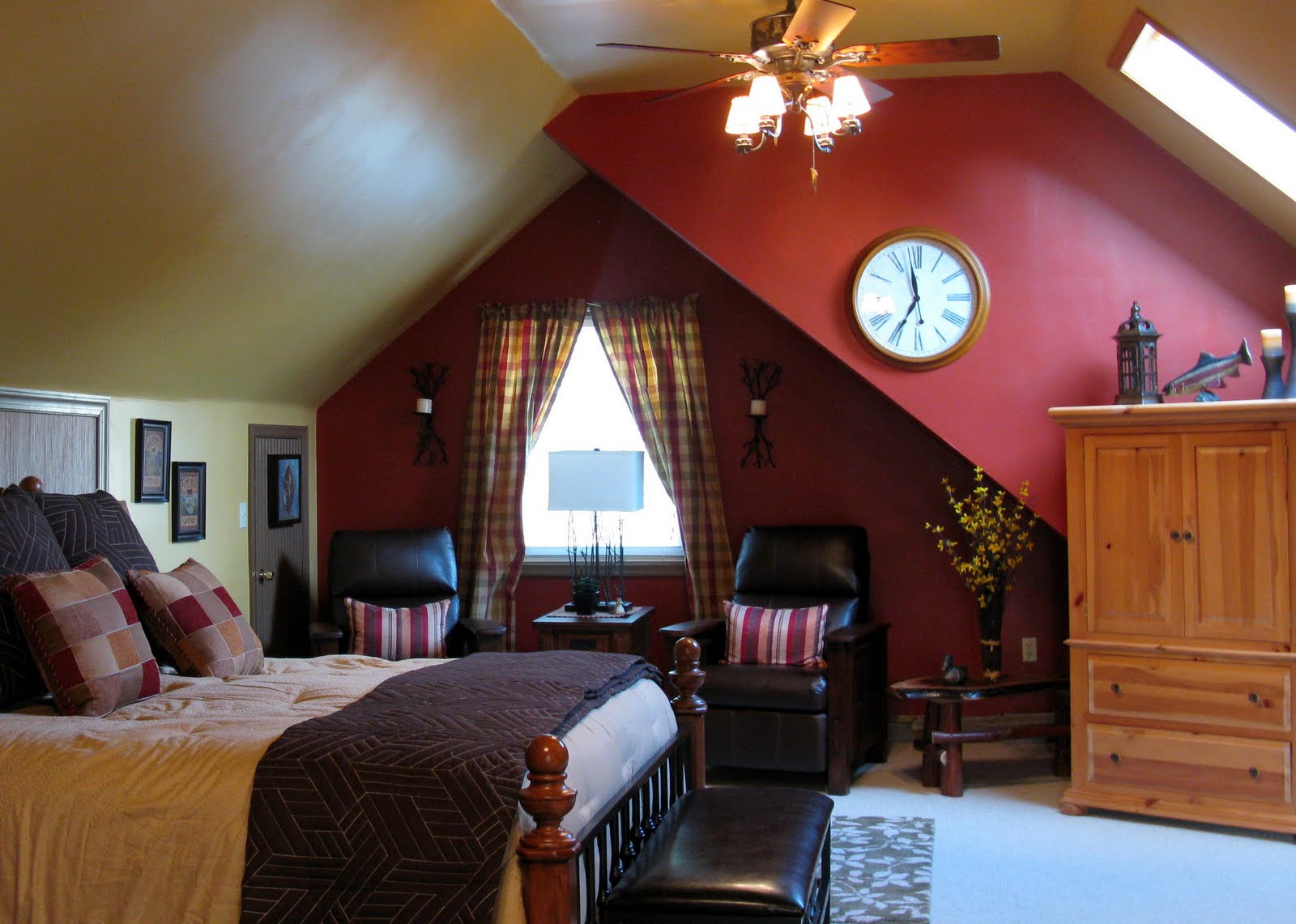 Lodge Style Makeover for a Master Bedroom