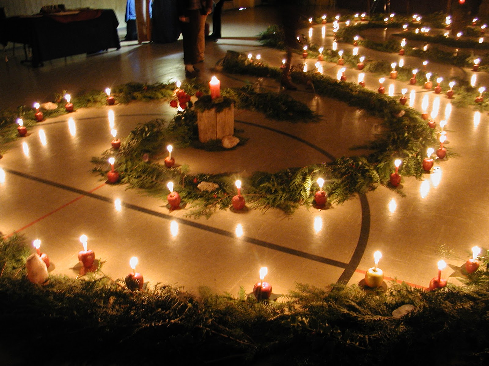Advent Spiral Walk A Mountain Hearth