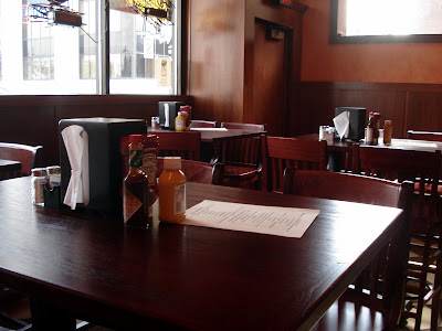 Tables in front area of the tavern