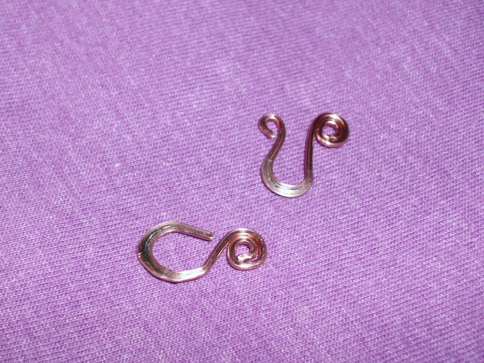 Bare Moose Jewelry On Etsy WIRE HOOK AND LOOP CLASP TUTORIAL