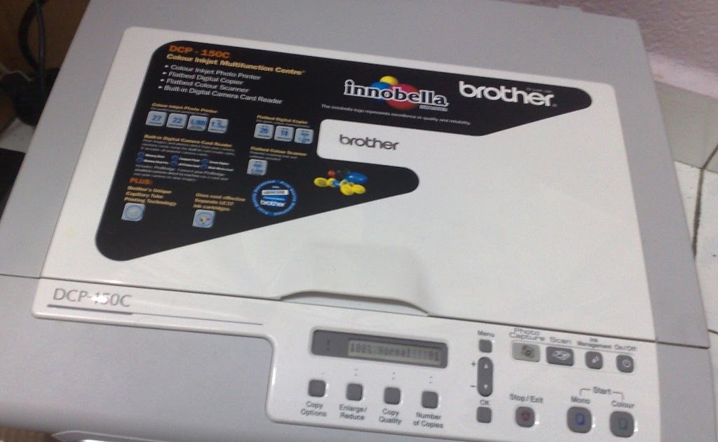 National Pride.... Brother Printers Ink Problem, Auto Clean, DCP 150C