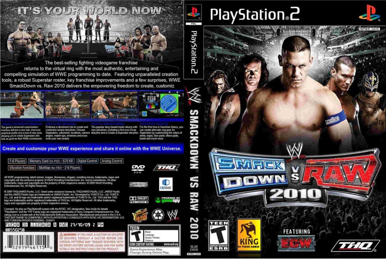 WWE Smackdown! vs Raw 2011 Sony Playstation Portable ISOs
