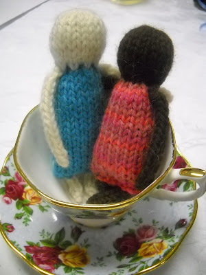 Petite Dolls Free knitting pattern toy baby girl boy photo tutorial gift knit 