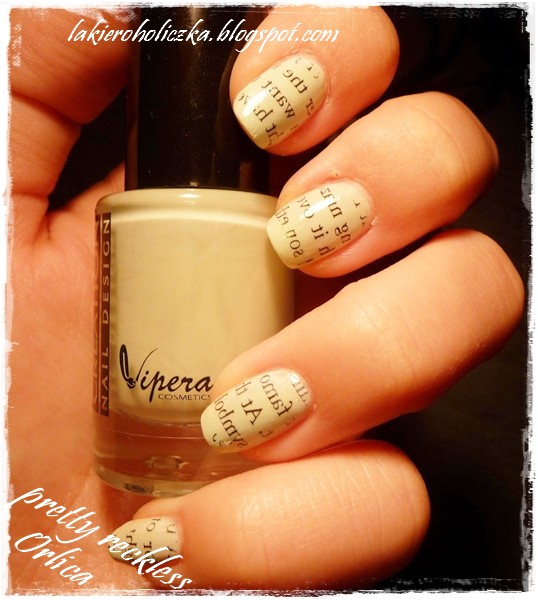 Newspaper Nails made by my