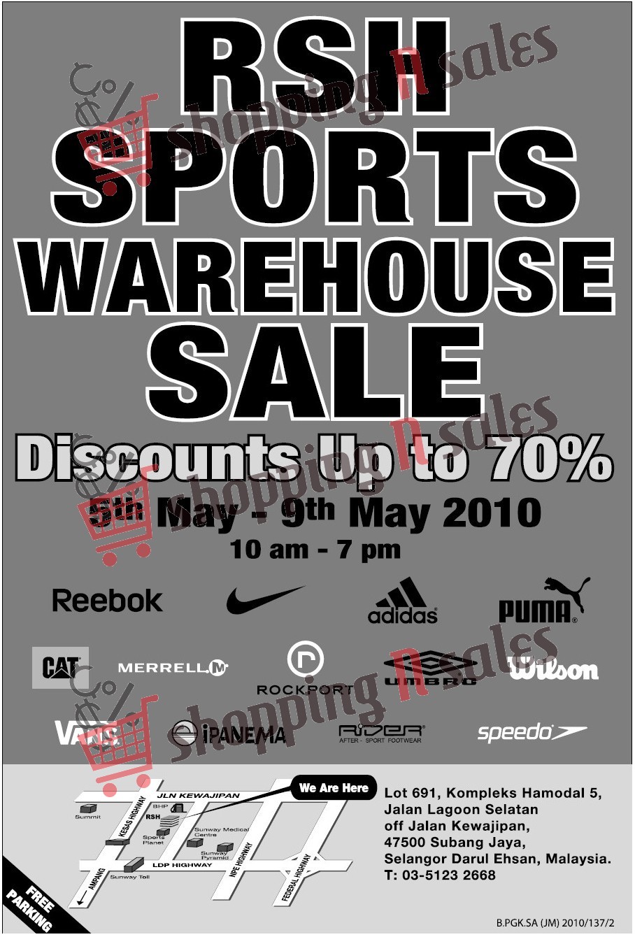 Der_KeenRuNNer RSH Sport Warehouse Sales 2010