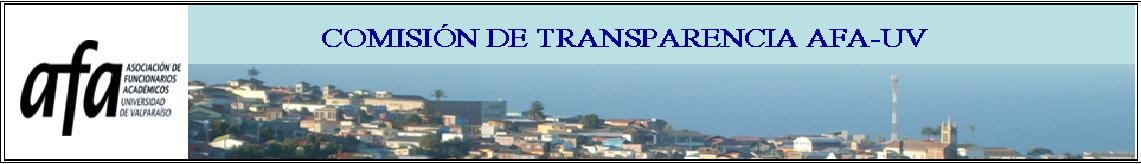 COMISIÓN DE TRANSPARENCIA AFA-UV