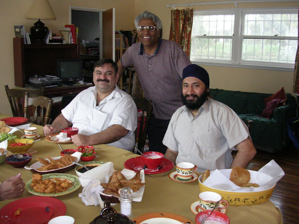 Seafarers' having dinner at our home