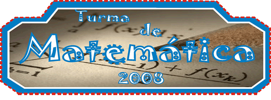 Turma de Matemática 2008