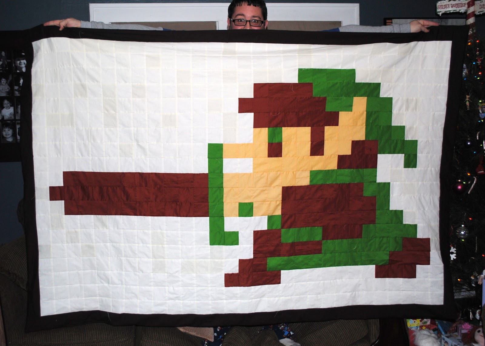 latent chestnut The Legend of Zelda Link quilt