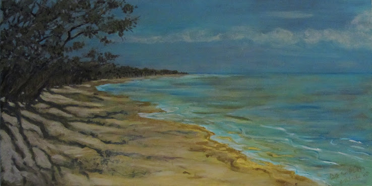 PAINTING-CAPE SAN BLAS Acrylic on canvas- 30x60