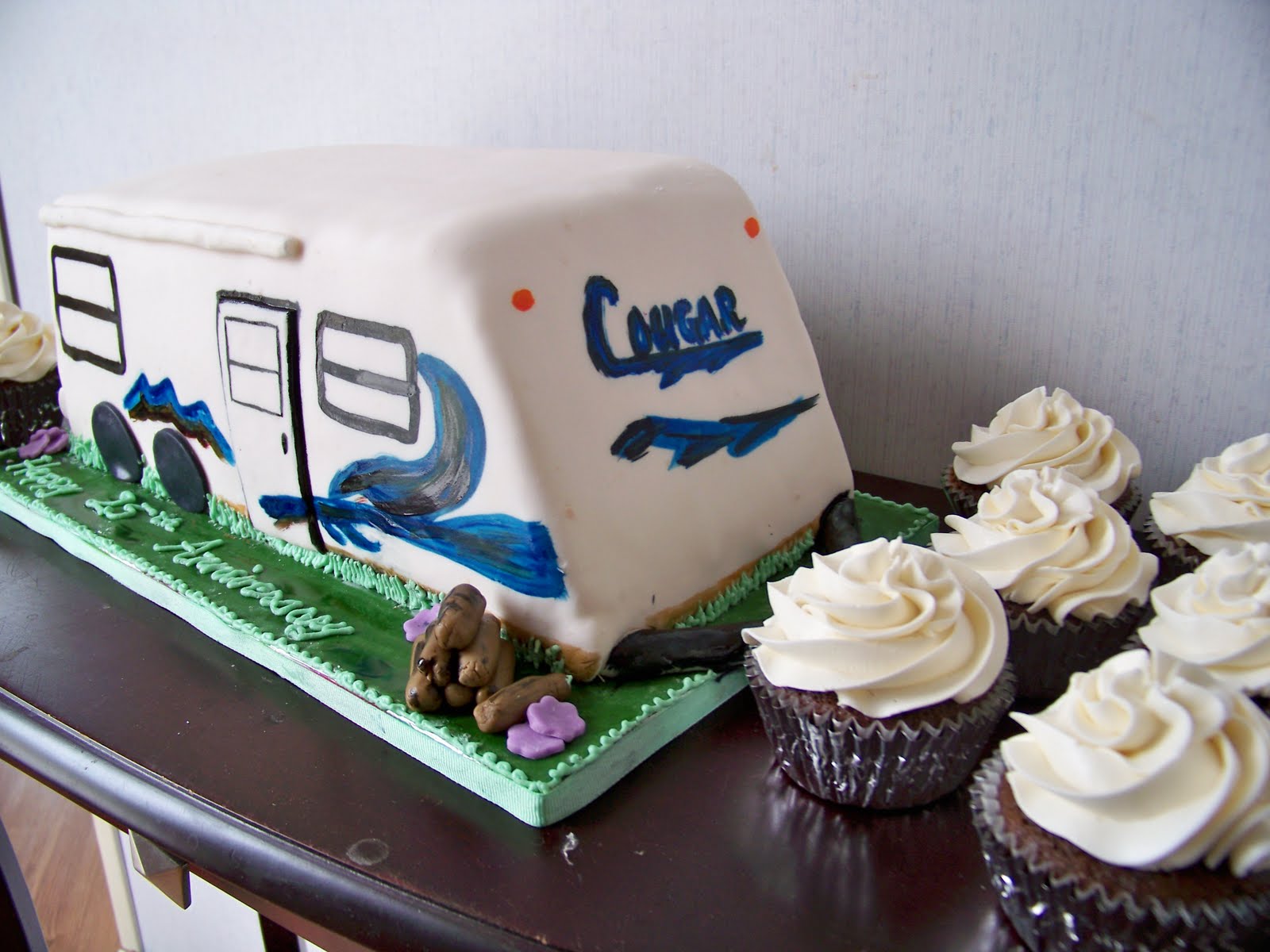 The Tasty Treats in Life Camper Cake