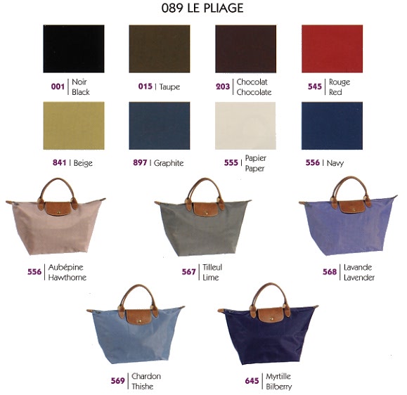 To LongChamp Le Pliage Medium Top Handle