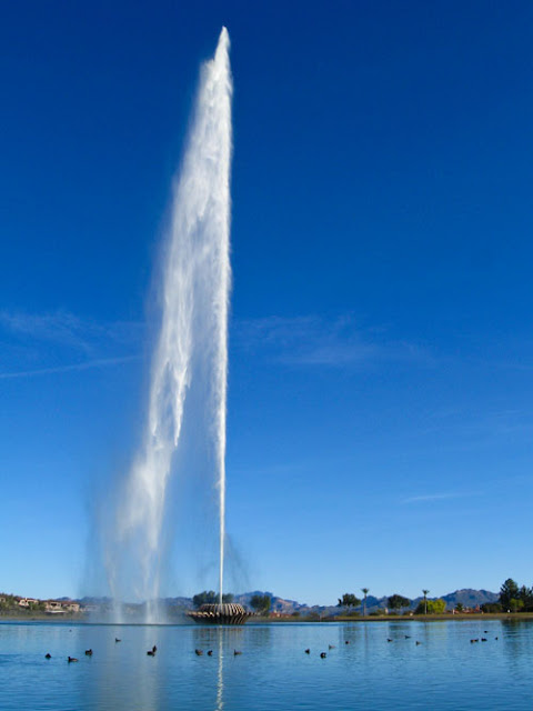 Jet Fountain in Fountain Hills, Arizona, USA