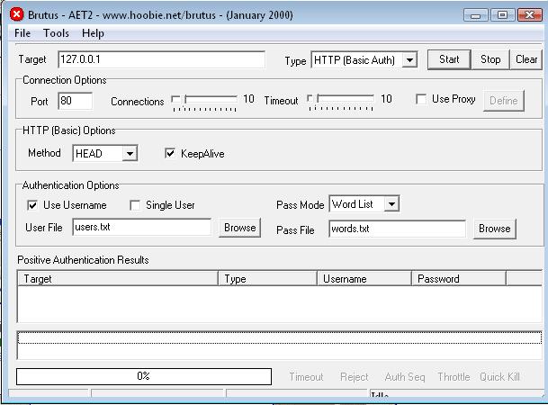 Brutus AET2 password cracker with download! Взлом аккаунта на DrugVokrug с