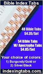 Bible Index Tabs