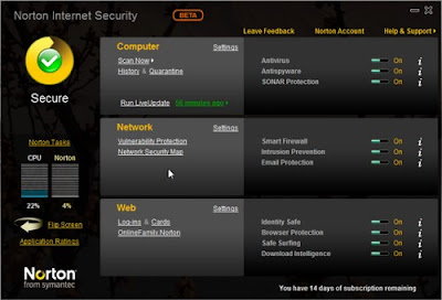 Norton AntiVirus e Internet Security 2010