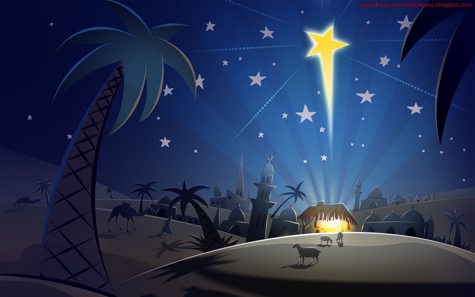 Christmas Night Wallpaper Christmas Night Wallpaper