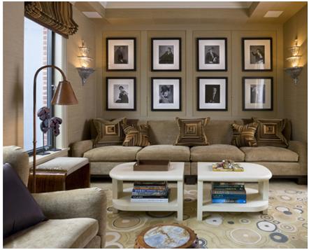 decora y disena: Salas en Color Beige