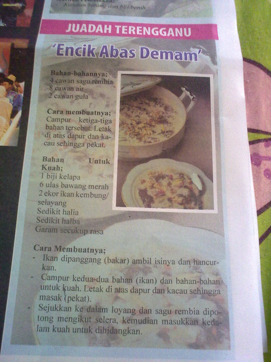 Makan Sedap Terengganu Encik Abas Demam