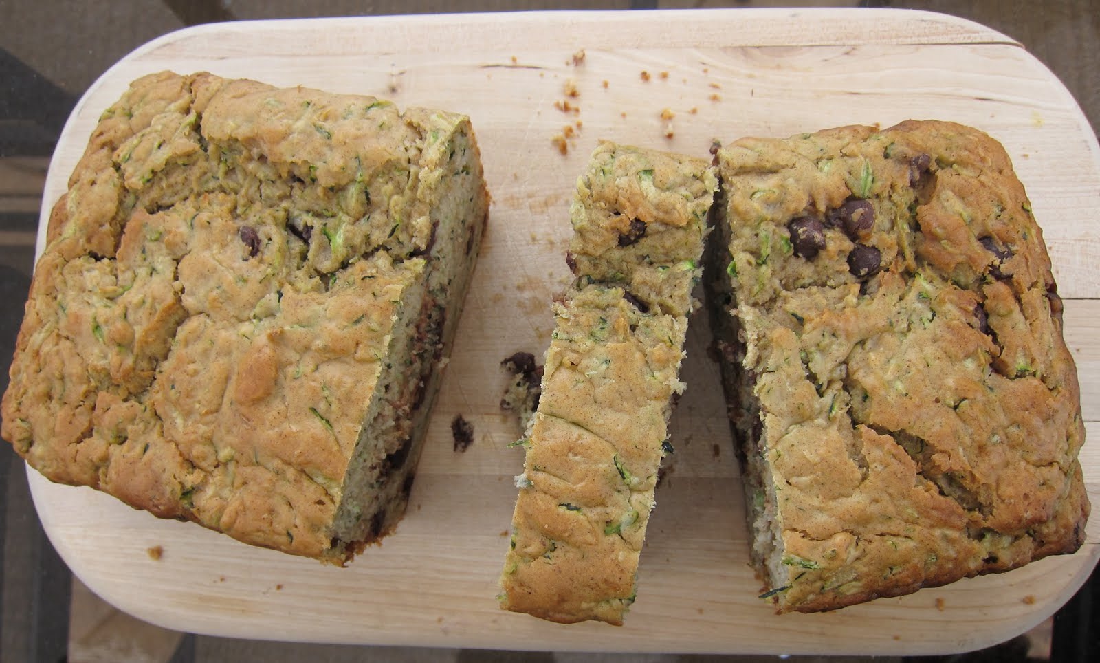 Banana Wonder Zucchini + Chocolate + Olive Oil Bread