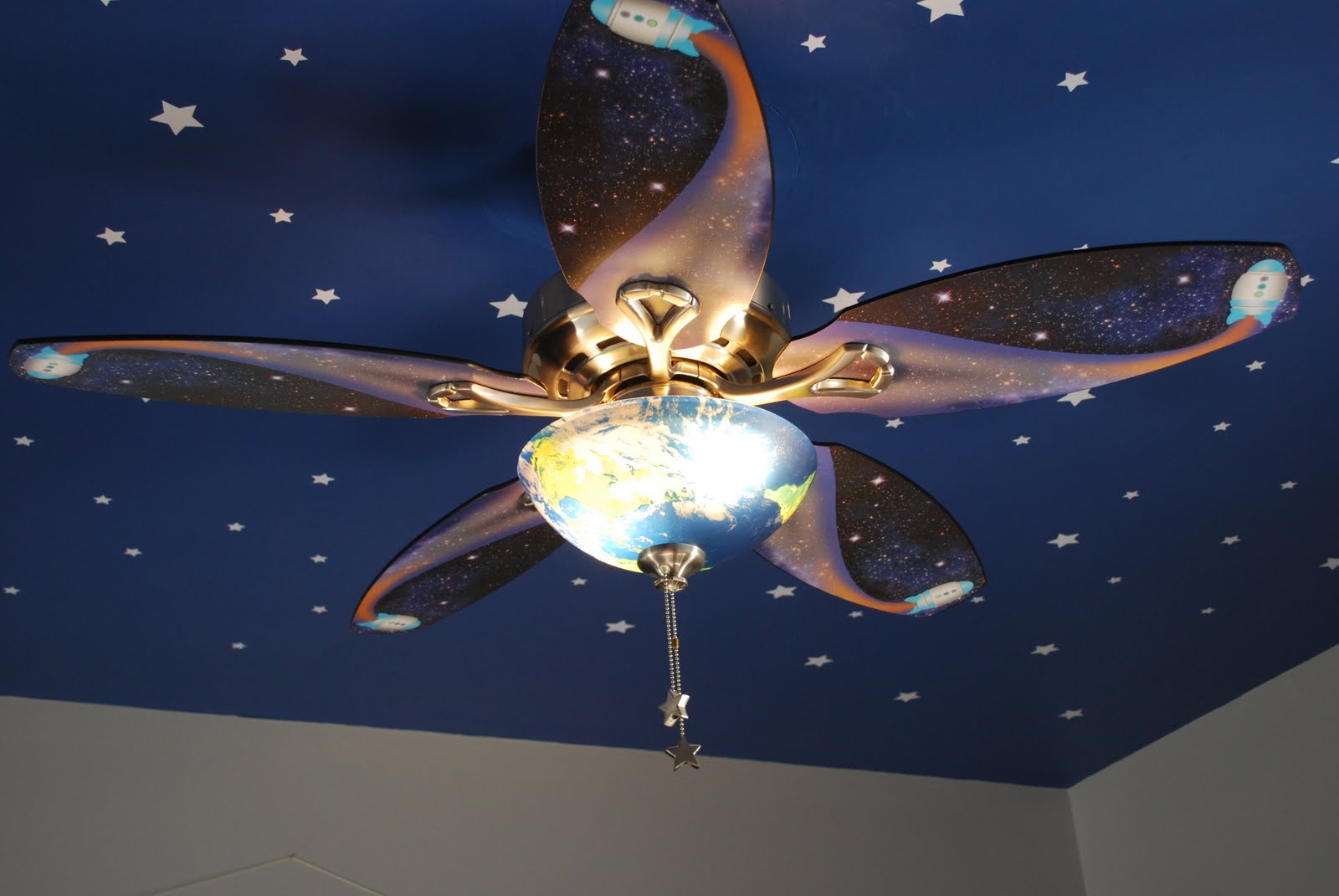 Fussy Monkey Business: E's Space Themed Room
