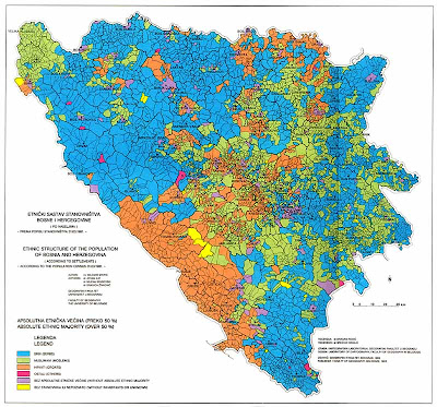 Mapa Bosne
