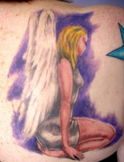 tatto de anjo mulher feminino