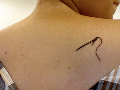 agulha e linha tatuagem tattoo costas