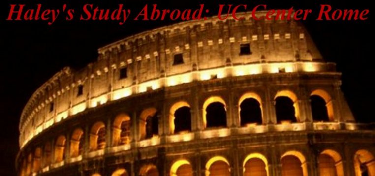 Haley's Study Abroad: UC Center Rome