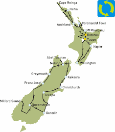 Silvia's NZ-Tour mit dem Magic Bus