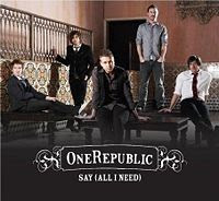 Say All I Need lyrics and video performed by Onerepublic