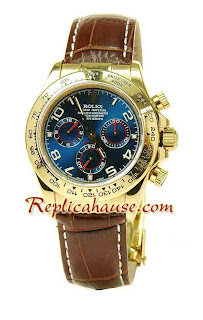 Rolex Replica Daytona Swiss Leather Watch $550.00US