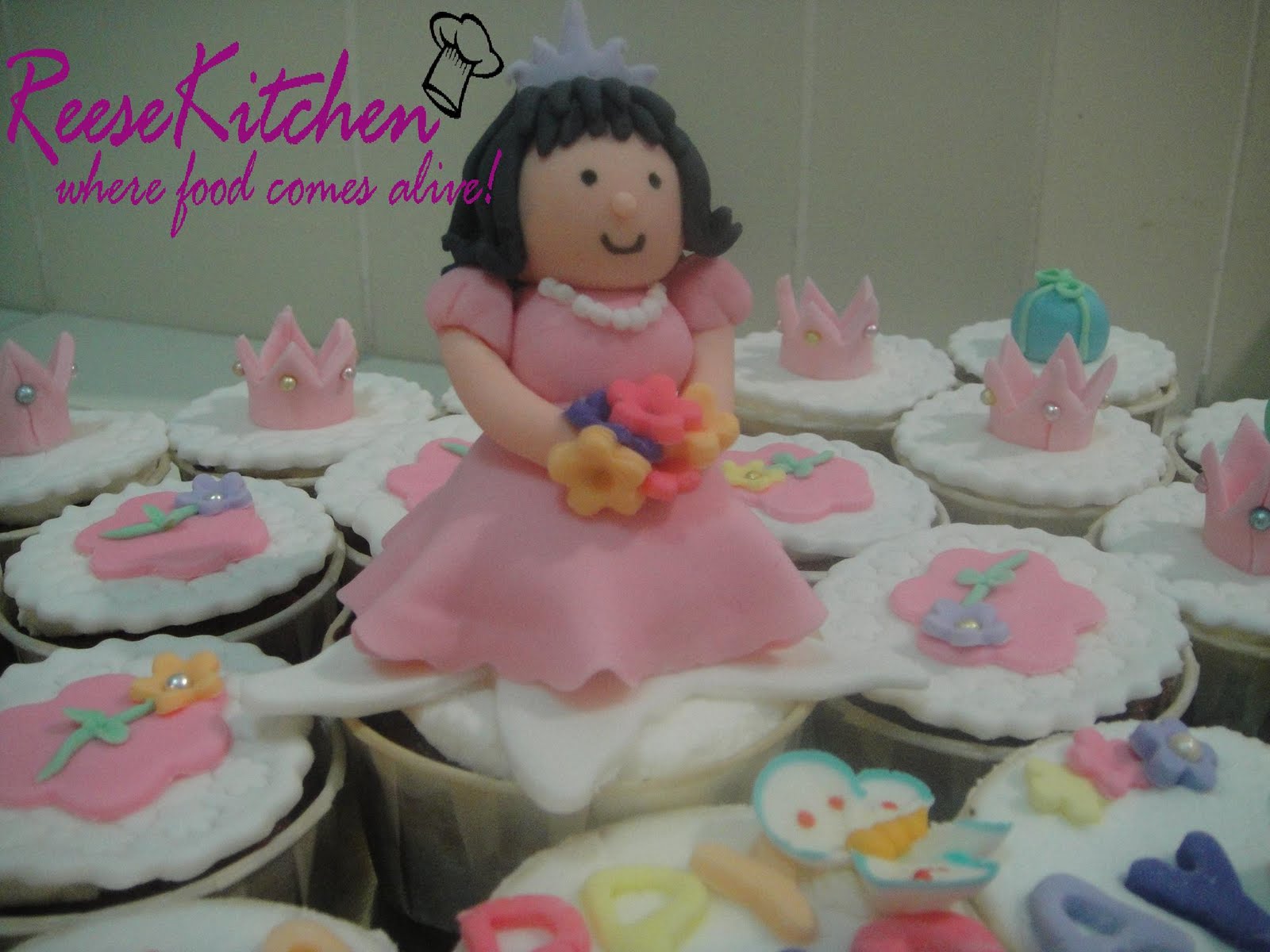 ReeseKitchen My very first fondant figurine
