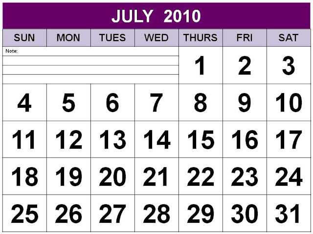 printable calendars 2010. Free Printable Calendar 2010
