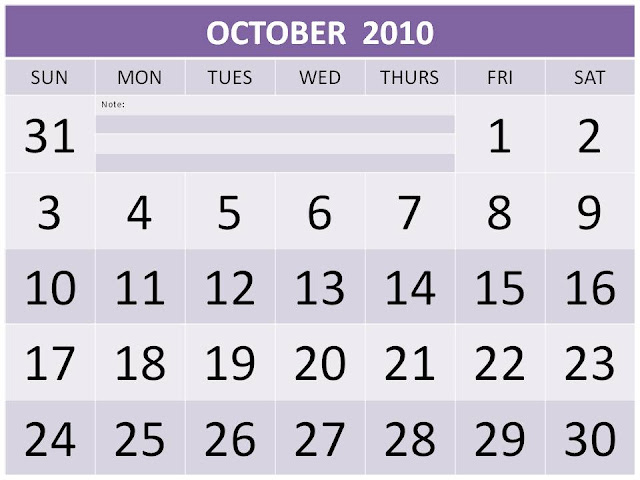 2010 october calendar. Calendar+october+2010+