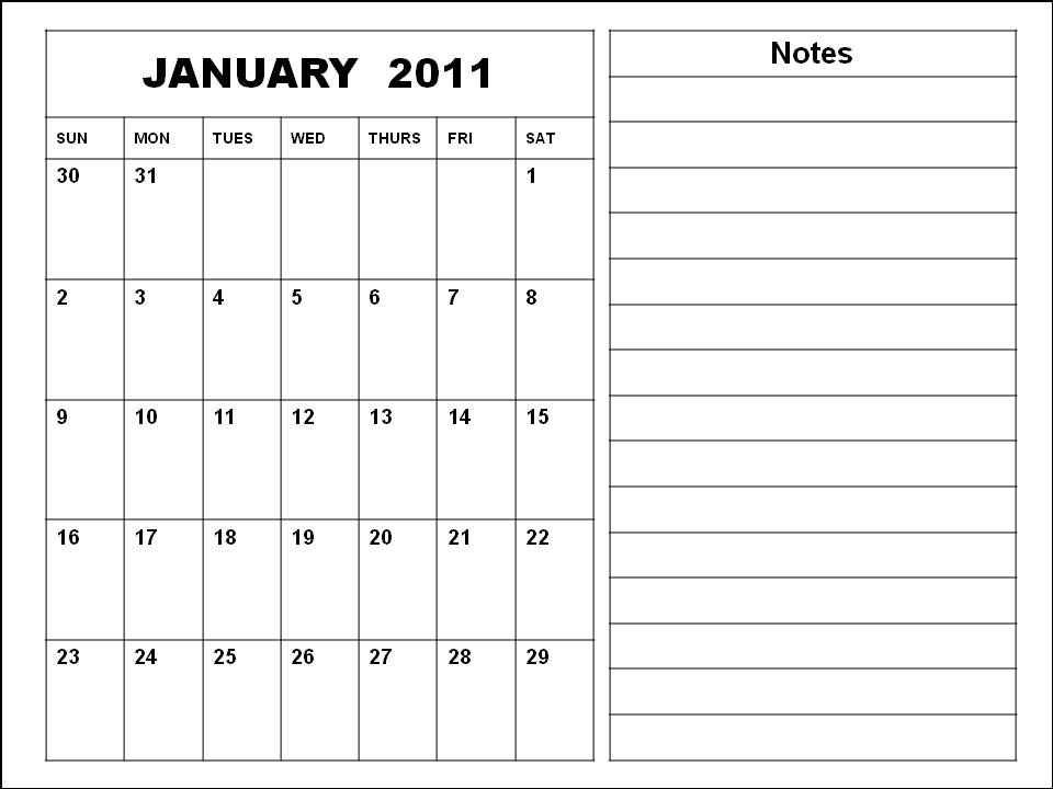 blank january 2011 calendar. january 2011 calendar