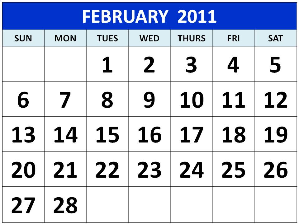 january 2011 calendar zoozoo