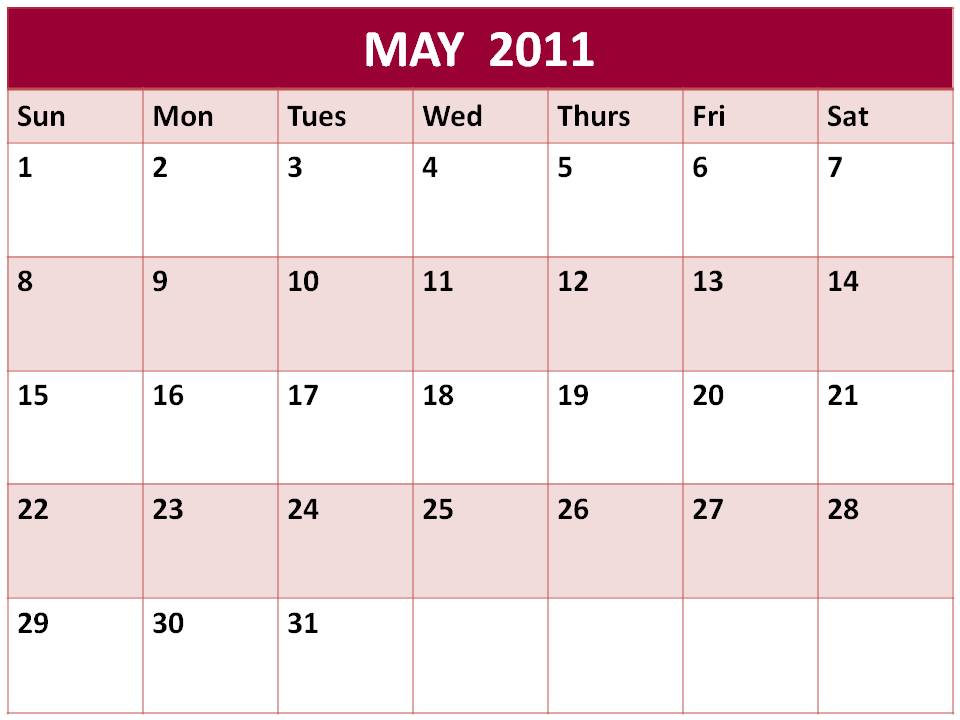 blank may calendar 2011. Blank+calendar+2011+may