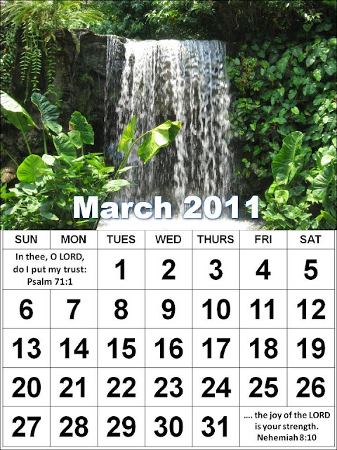 2011 calendar with holidays. march 2011 calendar with