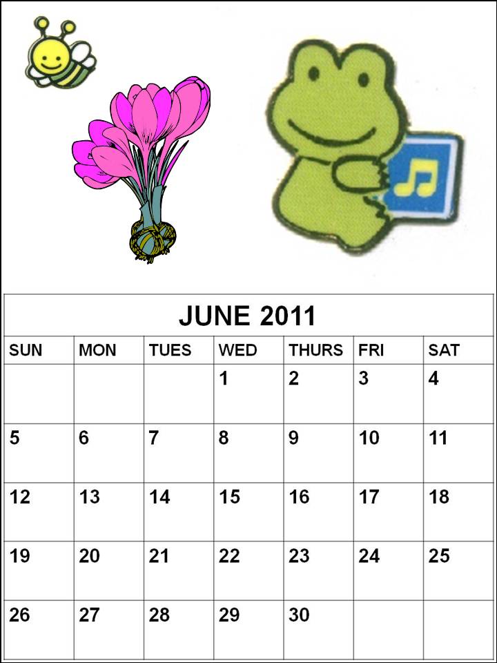 June+month+2011+calendar