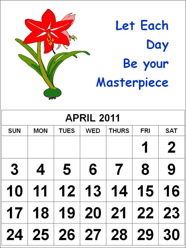 2011 april calendars. +calendar+2011+april