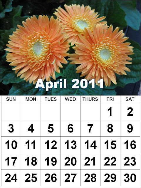 april 2011 calendar printable free. April 2011 Printable Calendar