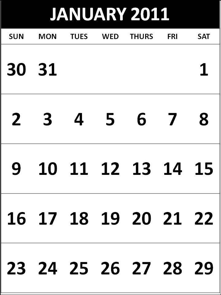 2011 monthly calendar printable. itsblank - monthly calendar monthly Monthly+calendar+printable+2011
