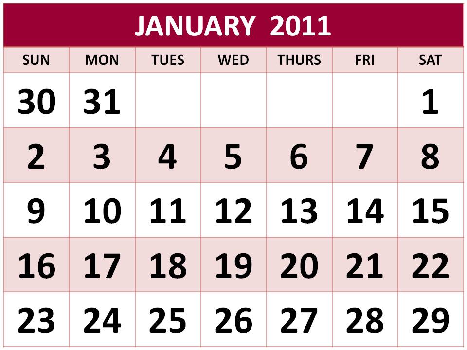 weekly calendar 2011 printable. FREE PRINTABLE CALENDAR WEEK