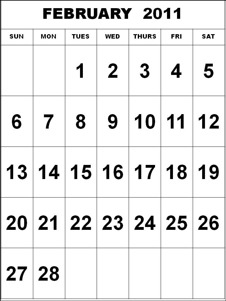 february 2011 calendar print 2011 calendar printable uk. february 2011 calendar print
